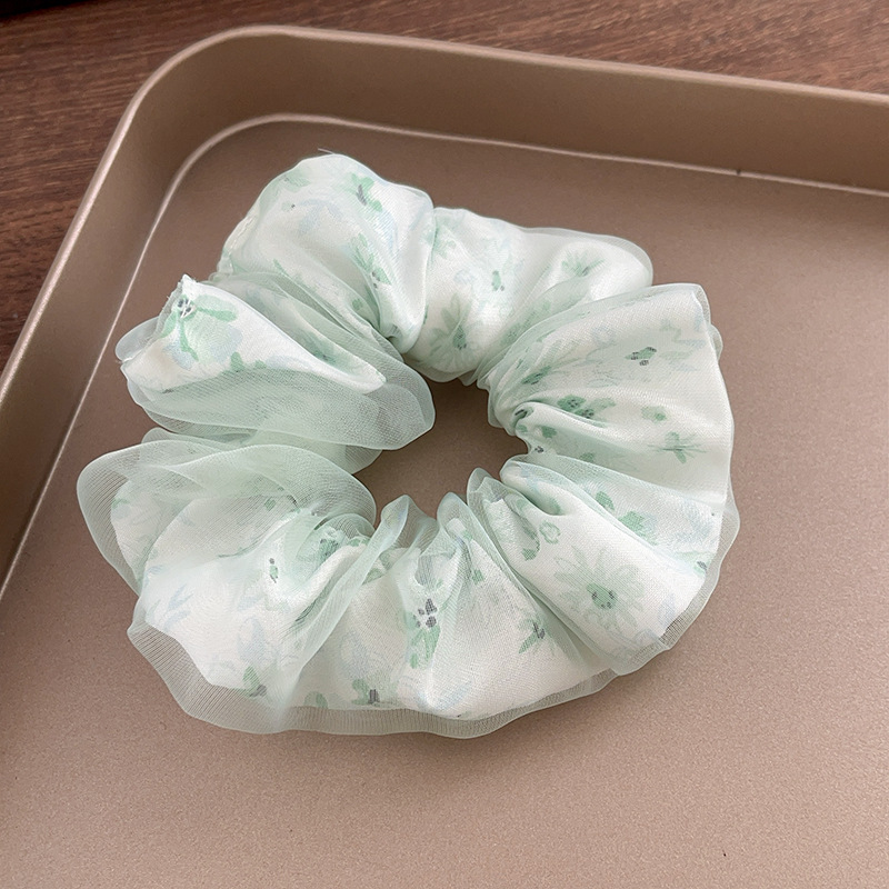 그린[작은 꽃이 있는 이중 거즈]