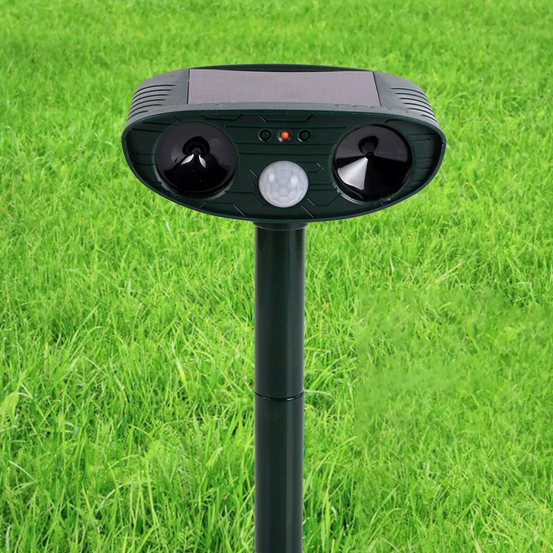 Трансграничный солнечный отпугиватель животных Amazon, отпугиватель кошек и собак, ультразвуковой отпугиватель животных, отпугиватель вредителей