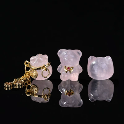 Crystal Multi-Style Carved Pendant Accessories – Zərgərlik ara hissələri