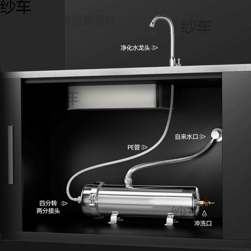 Water Purifier for Home Kitchen, Direct Drinking Water Purifier, Tap Water, Rural Groundwater, Well Water, Whole House Purification