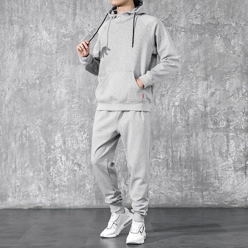 Wholesale Autumn/Winter New Men's Hooded Sweatshirt Trendy Brand Padded Thick Long Sleeve Men's Jacket