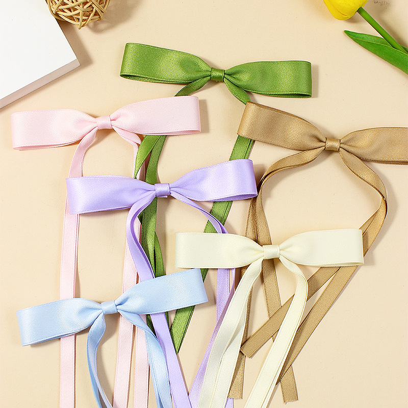 Women's Simple Style Bow Knot Cloth Hair Clip display picture 3