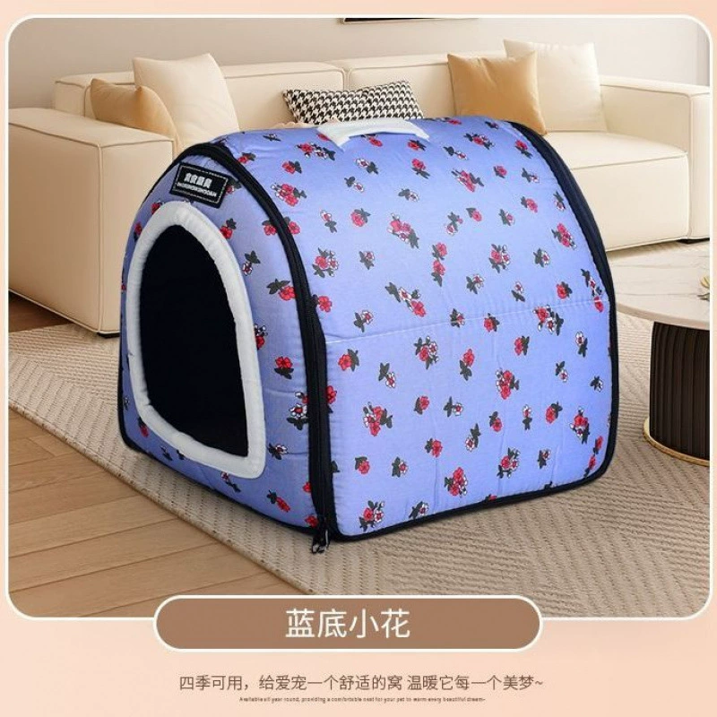 Водонепроницаемая модернизированная собачья будка и кошачья будка, универсальная зимняя, съемная и моющаяся зимняя закрытая кошачья будка для маленьких и средних собак.