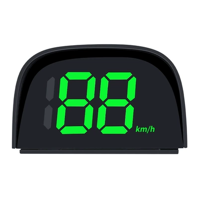 Hud Speed Display Car Gps Radar Speed Measurement Interval Speed Warning Device All-In-One Electronic Dog for Vehicles (Vehicle HUD) - 45inch-bicycle-speed-green-silent-version-usb-cable