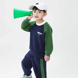 儿童卫衣套装2025春秋新款男童棉运动休闲裤子上衣两件套帅气现货