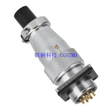 M13 Male Plug + Circular Female Socket法兰插座AS32K8Z 32J8TQ