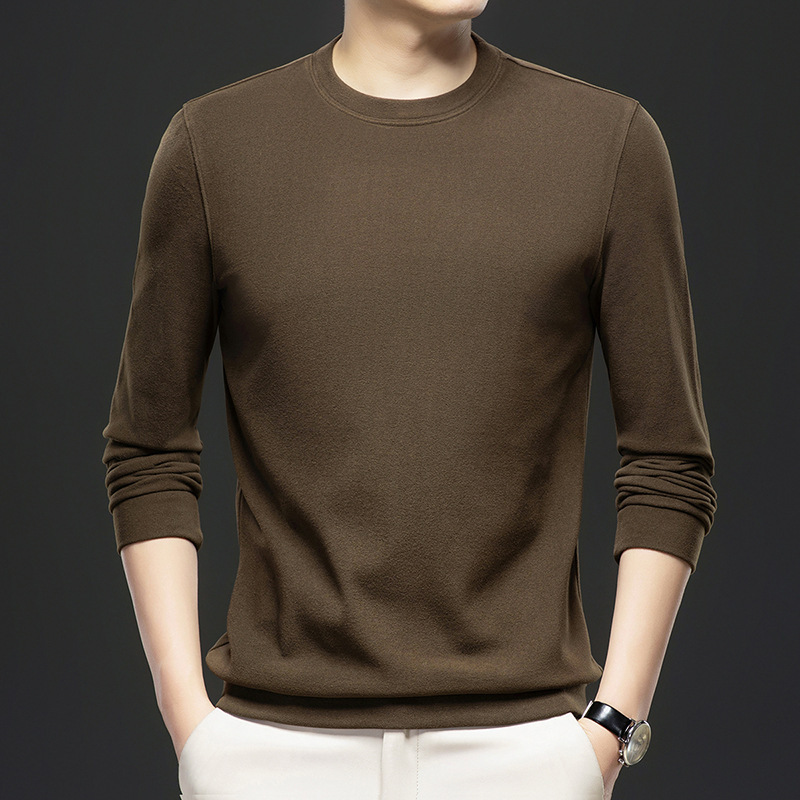 2026 New High-Weight Double-Sided Dove Integrated Fleece Thermal Sweatshirt, Warm and Trendy Fashion Casual Sweatshirt
