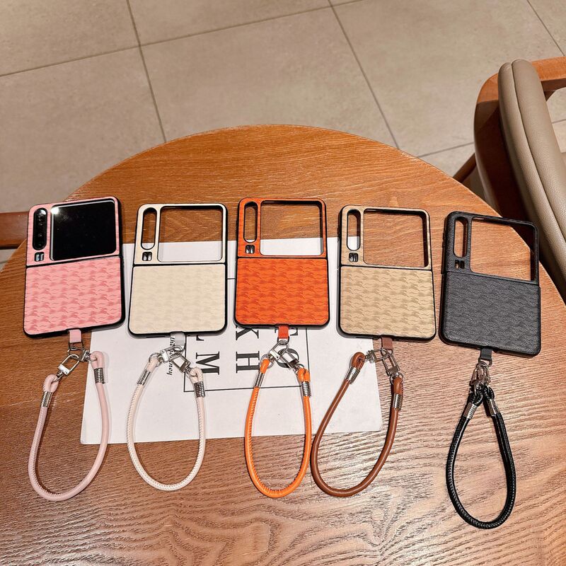 Foldable Case Suitable for Huawei Purax Embossed Phone Case with Electroplated Strap Samsung Z Flip7 Protective Cover Foldable Case Suitable for Huawei Purax Embossed Phone Case with Electroplated Strap Samsung Z Flip7 Protective Cover