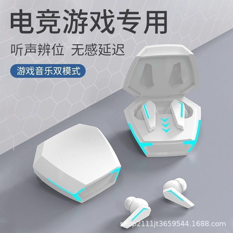 auriculares bluetooth de juegos de deportes electrónicos sin retraso de alta calidad de sonido de pollo ancla en el oído tipo de audición de posición de alta duración de la batería