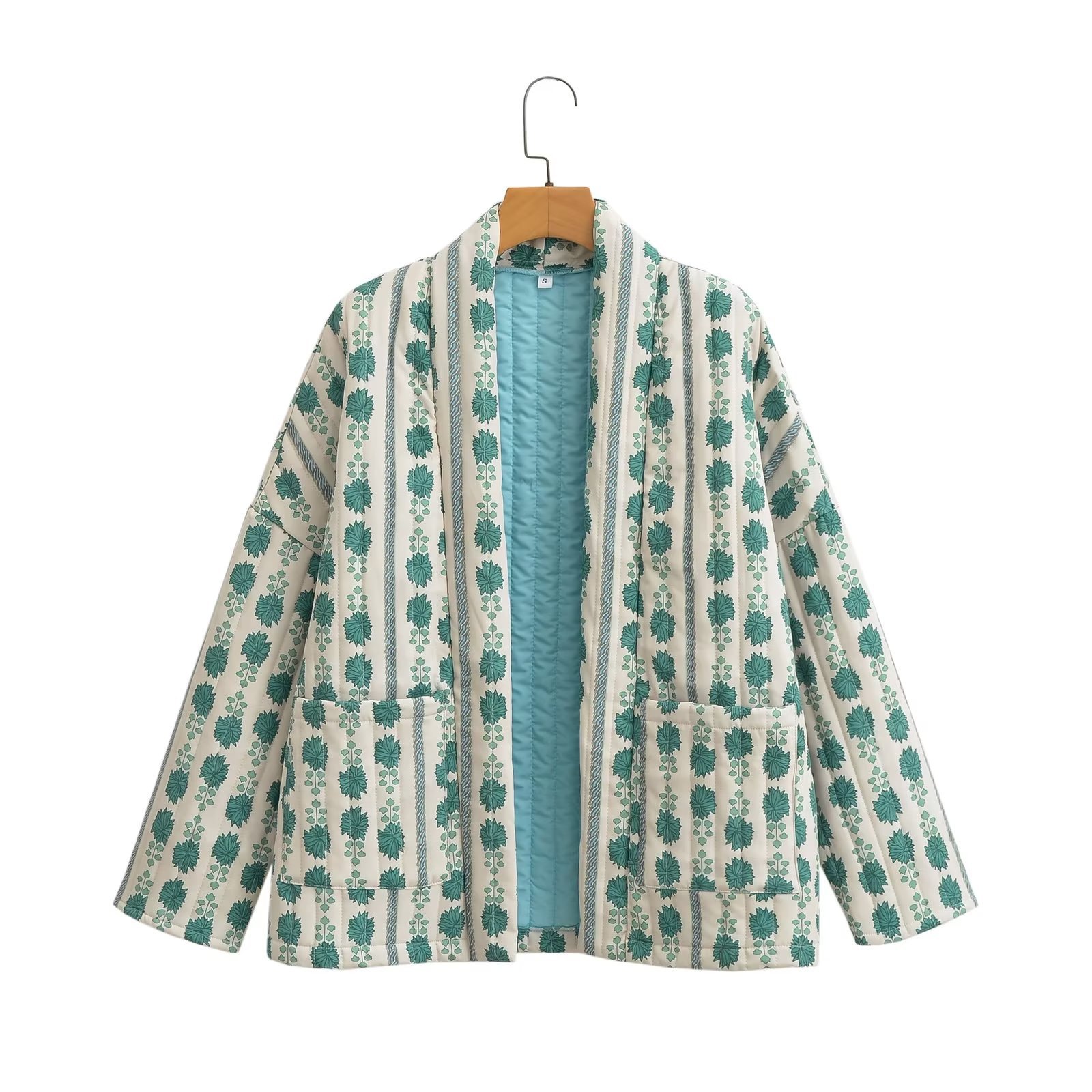 Ethnic Quilted Cotton Printed Cotton Jacket Cotton Jersey
