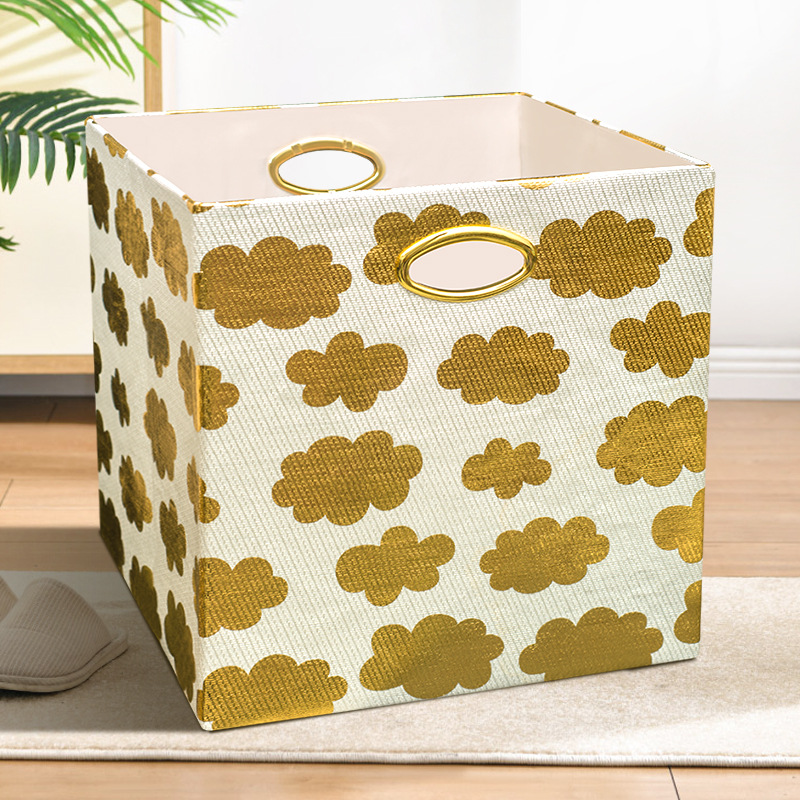 衣服收纳筐橱柜衣物收纳箱家用布艺衣柜折叠被子杂物玩具整理袋盒