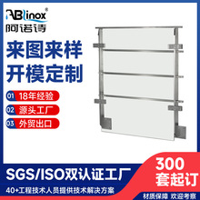 玻璃楼梯扶手定制不锈钢栏杆室外阳台护栏工程立柱家用围栏厂家
