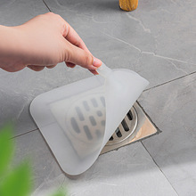 新款硅胶地漏贴 卫生间除臭密封贴厕所返臭堵口下水道防臭器盖垫