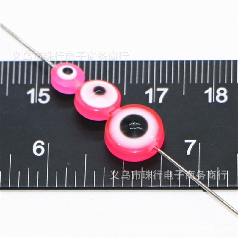 Perlas de ojos planos de resina 6-10MM, accesorios DIY al por mayor