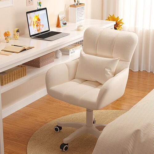 Computer chair home simple and comfortable girls' bedroom makeup chair dormitory chair college student backrest desk chair