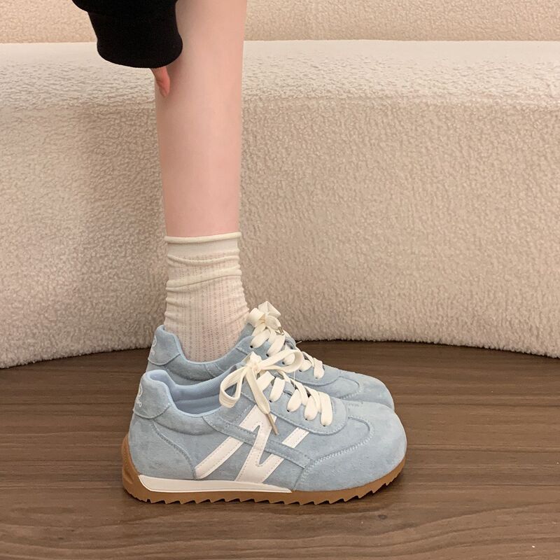 Thick-Soled German Training Shoes for Women, 2026 Summer New Model, Mesh Versatile Casual Shoes, Lightweight, Fashionable, Comfortable, Soft-Soled Running Shoes Thick-Soled German Training Shoes for Women, 2026 Summer New Model, Mesh Versatile Casual Shoes, Lightweight, Fashionable, Comfortable, Soft-Soled Running Shoes