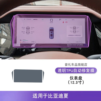 Stickers Anti-Scratch Special Modified — Car interior film - 25-byd-xia-123inch-instrument-panel