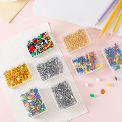 Office pins, wall nails, colorful T-nails, plastic-wrapped pins, nickel-plated gold pins, large-headed pins, iridescent pins