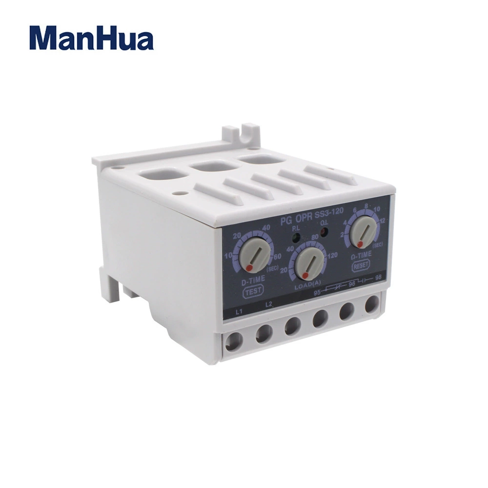 PG OPR SS3-120 10-120A Electronic overload relay motor protector heat overload relay