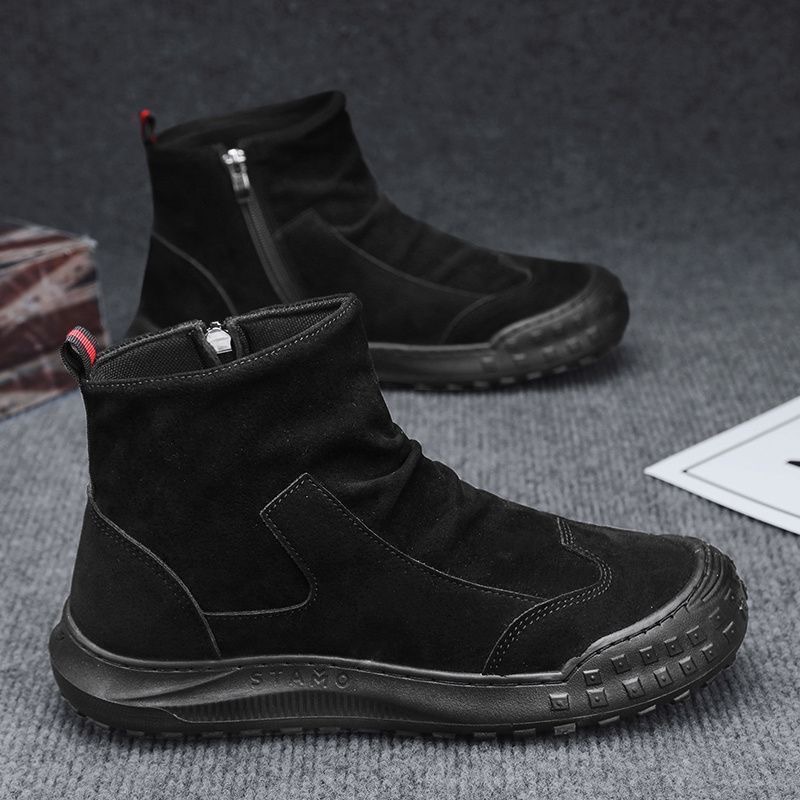 BOTAS Martin de alta gama zapatos masculinos nueva ropa de trabajo transpirable zapatos de otoño tendencia masculina con zapatos de trabajo de ocio antideslizantes image 3