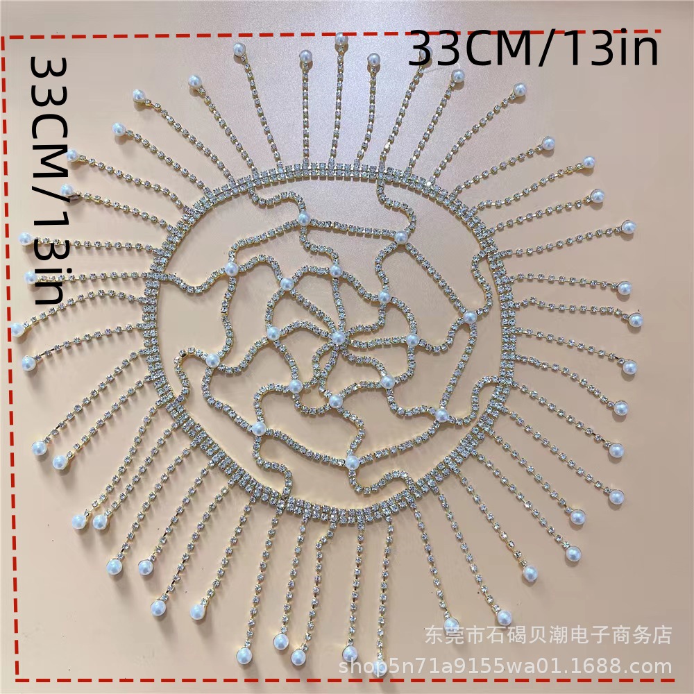 Amazon moda clásico transfronterizo nuevo estilo bohemio perla diadema estilo étnico rhinestone accesorios para el cabello