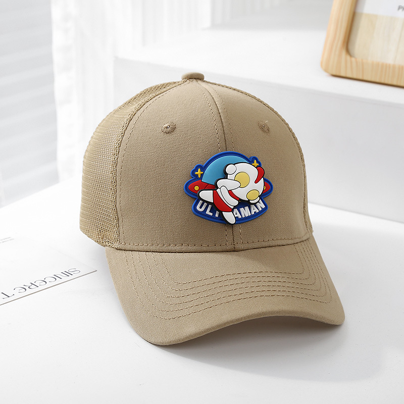 Sombrero para niños, sombrero de red de dibujos animados lindo para bebés, niños y niñas, sombrilla de verano, gorra de béisbol, protector solar al aire libre, gorra de visera