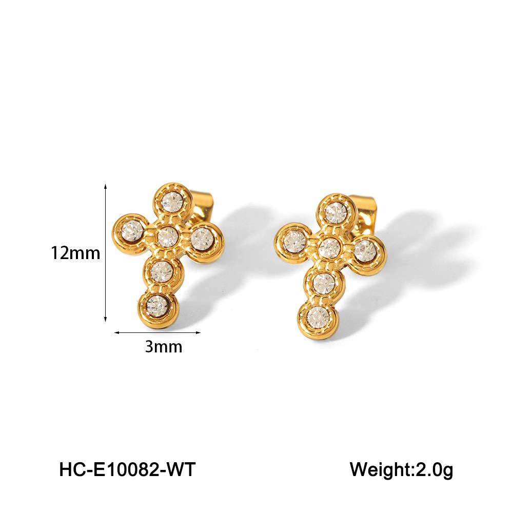 9g Weight Ion Plating (IP) Gold Plating Process 316 Stainless Steel Ear Needle Material 18K Real Gold Plated Plating Material Earrings Classification 1 Pair Quantity Casual Occasion 304 Stainless Steel Material Geometric Pattern Women's Gender Simple Style Style Waterproof Non Tarnish, Plating Craft Ion Plating (IP) Real Gold Plated Geometric Titanium Steel Simple Style Waterproof Non Tarnish Earrings 11