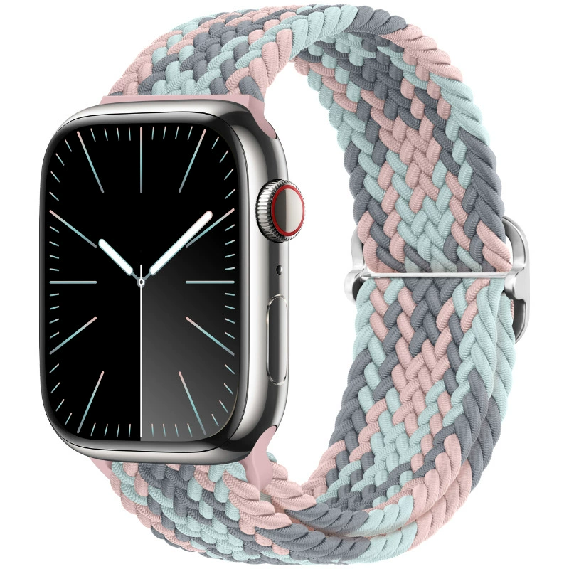 Смарт-ремешок Apple Watch подходит для Apple iWatch поколения 67891011 регулируемый нейлоновый переплетенный ремешок новый стиль