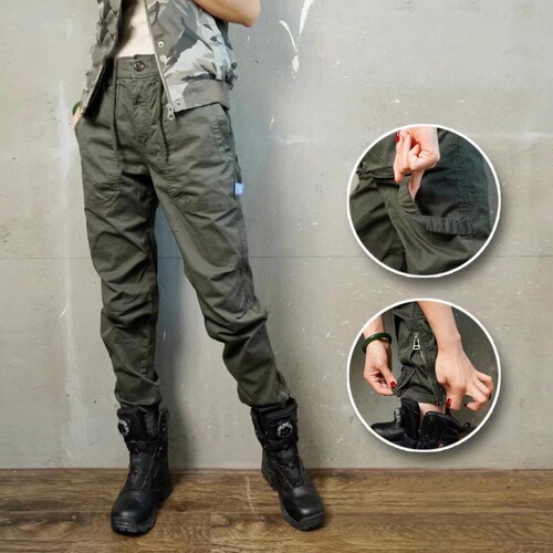 Spring and Autumn Winter Japanese Retro Work Pants for Men and Women Trend Brand Drawstring Pants Casual Large Size Small Foot Pants Versatile
