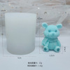 Posture corrector, silicone mold, aromatherapy, candle made of plaster, jewelry, epoxy resin, handmade, with little bears