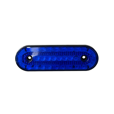 light, multi-color truck modification | Brake light - blue-two-color-flashing-grille-one-piece