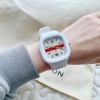 Square trend capacious retro quartz watch for beloved, internet celebrity