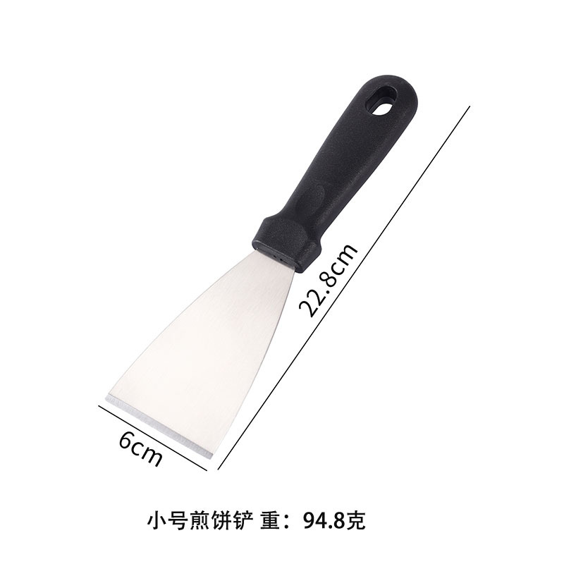 Espátula de Barbacoa de Acero Inoxidable con Mango PP para Cocina y Exterior