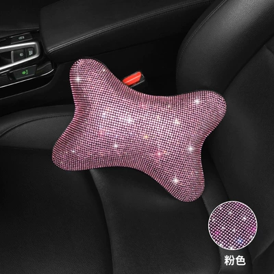 Sürətlər qutusu və əl tormozu başlıqları, [Factory Outlet] Auto Supplies - pink-star-fashion-headrest-one