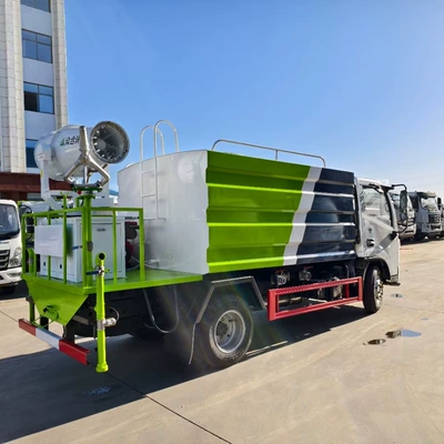 National Vi Dongfeng 7-Ton Blue牌 Dust Suppression Truck Can Be Equipped with a 30/ 40m Fog Cannon, C-Licensed, and Can Travel Freely in the City