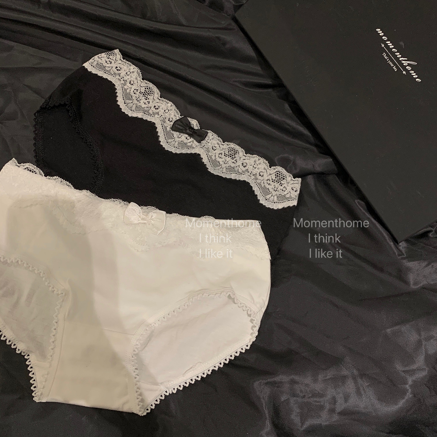 帮手描述图:偷心萝莉 日系可爱少女蝴蝶结低腰内裤蕾丝边纯棉三
