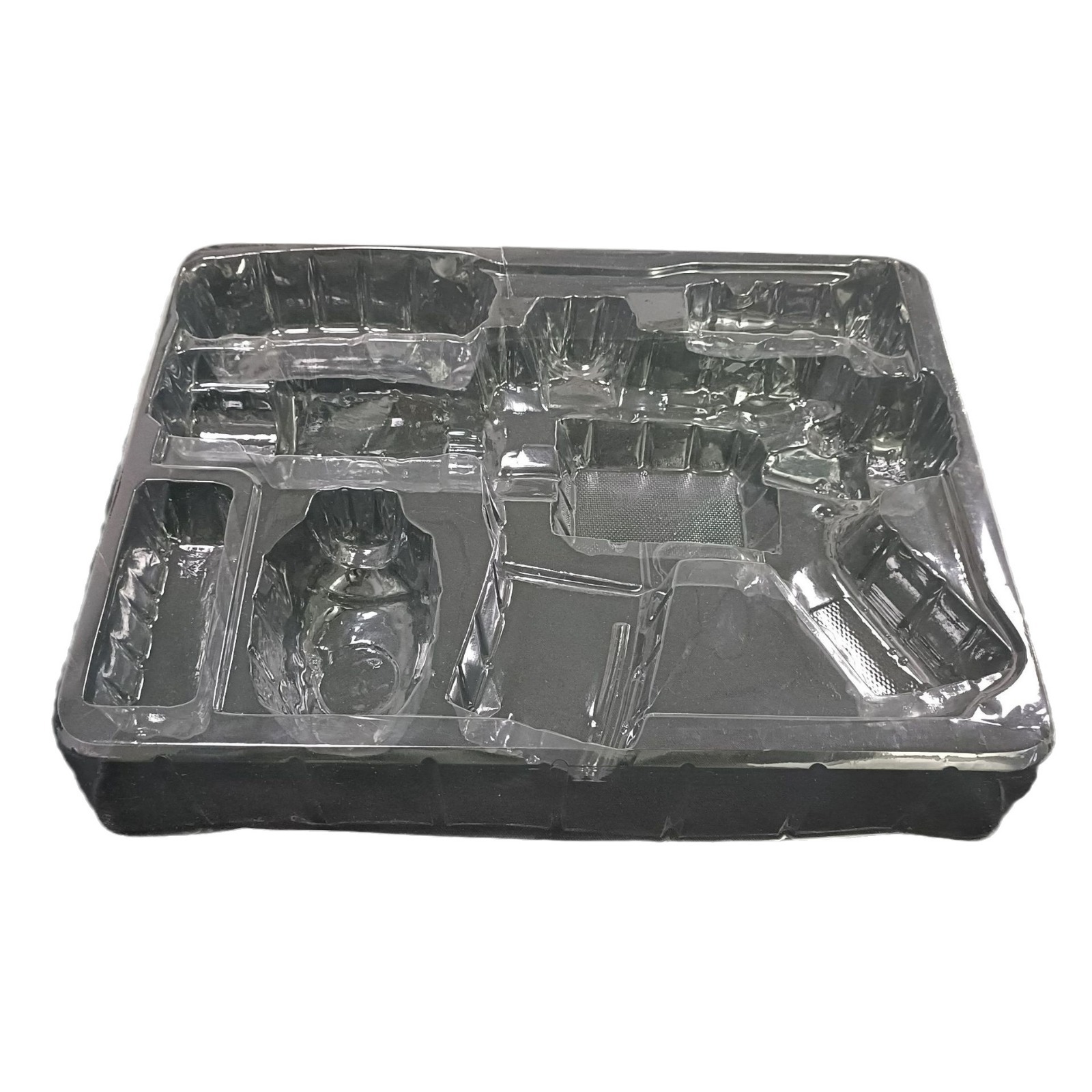 Caja de plástico de embalaje de pistolas de juguete personalizadas fabricantes de cajas de plástico de Shenzhen mascotas transparentes bandejas de plástico de PVC