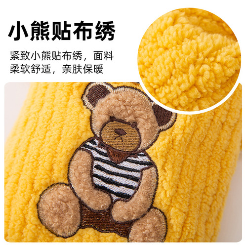 Autumn and winter thickened warm striped bear fleece traction Teddy Bichon small and medium-sized dogs and cats pet clothes