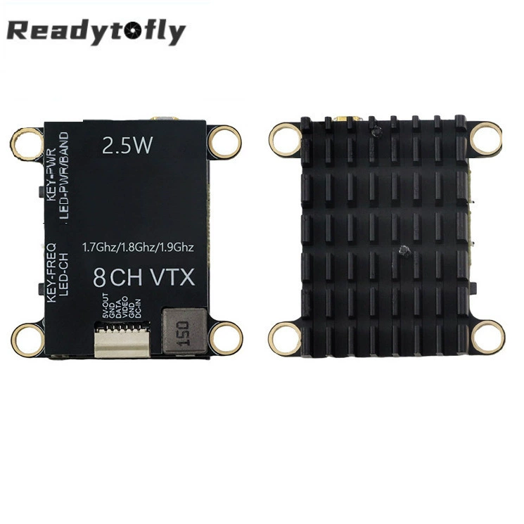 Передатчик видео FPV мощный 2.5W 2500MW с высокой мощностью передача изображения на расстояние 1.7G 1.8G 1.9G