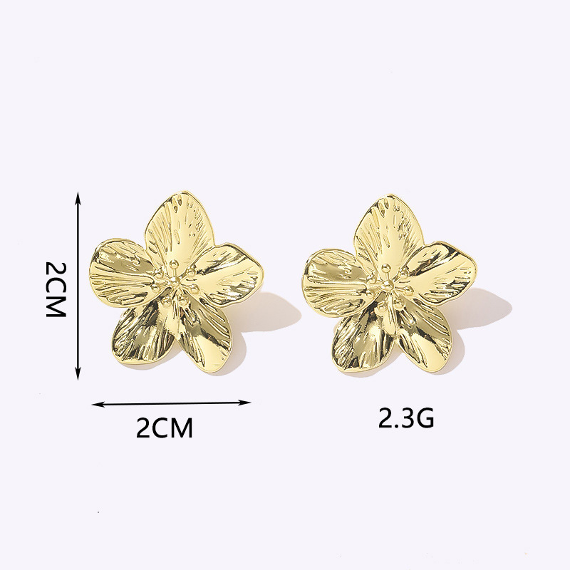 Golden, flowered