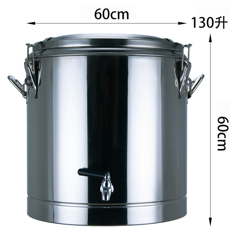 201 barril de aislamiento térmico de acero inoxidable barril de sopa barril de barril de té barril de aislamiento térmico barril de aislamiento térmico barril de doble propósito