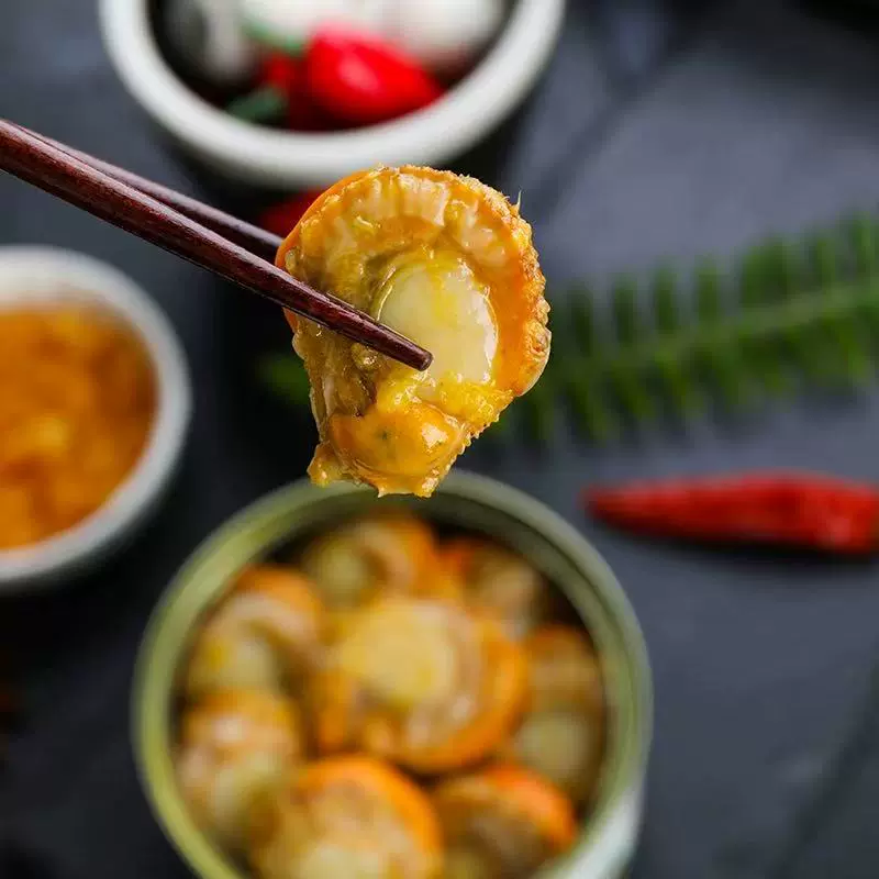 扇贝香辣味100g开袋即食美味小吃临期零食品特价低价清仓