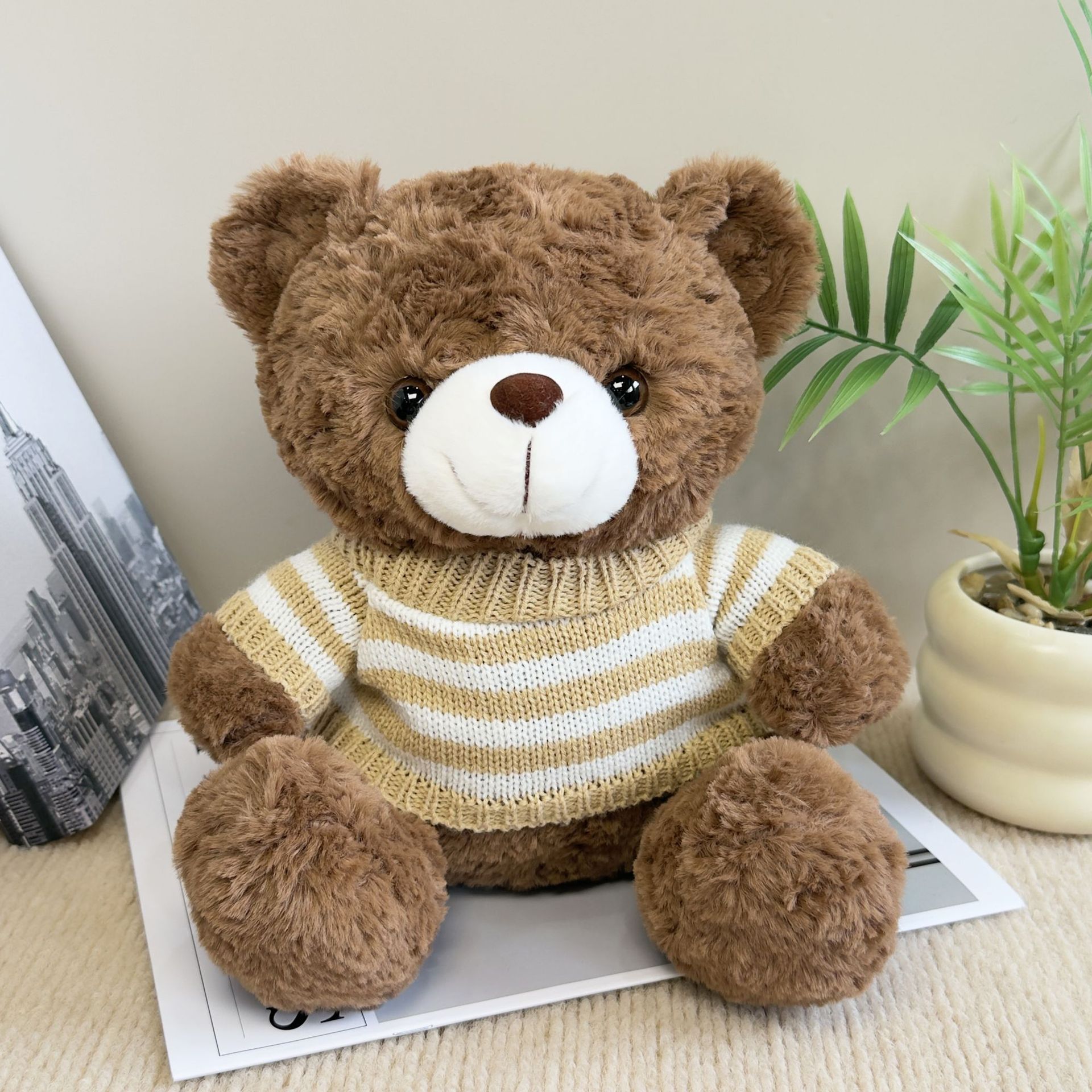 Osos de peluche abrazar osos muñecas muñecas agarrar muñecas regalo para niños impresión LOGO regalo juguetes de peluche