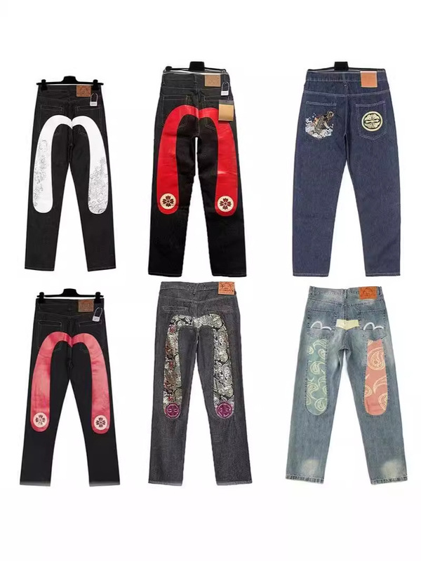 Jeans Men's high quality Fashion Men's Jeans Cool Style Jeans Print Pattern Jeans