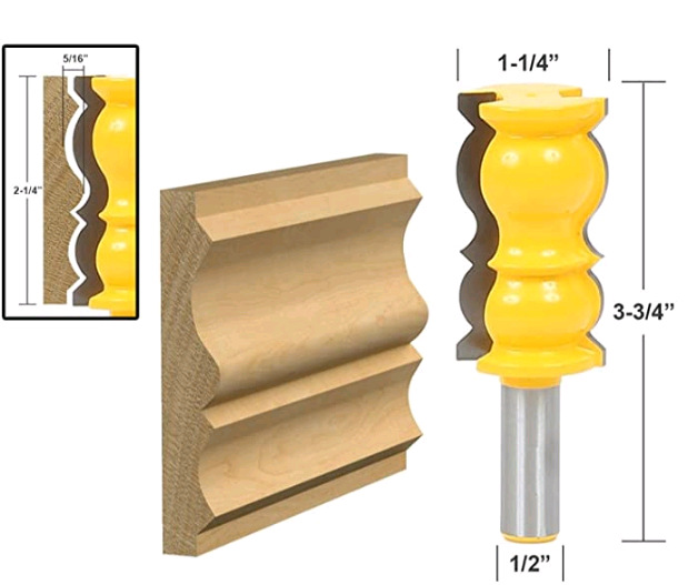 木工铣刀金冠扶手刀线条刀踢脚线刀锣铣刀雕刻刀