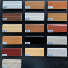 实木踢脚线 纯实木地板地脚线北欧黑白色贴脚线防水烤漆墙角线X20