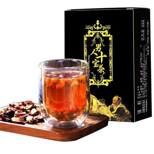 Ten Treasure Tea Men's Tea Ginseng Five Treasure Tea Huang Jing Maoca Tea Bag Blended Tea Flower Tea Combination Tea Bags Wholesale