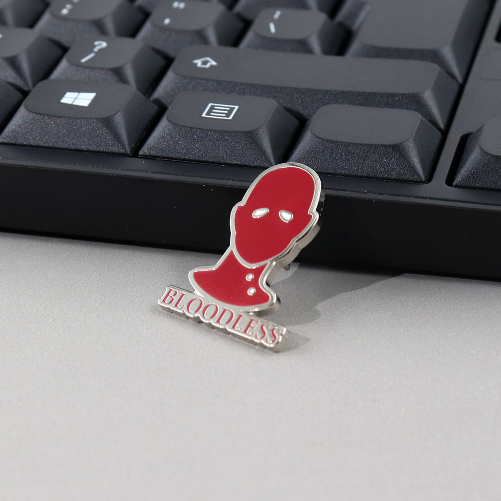 Bloodless Badge Baldur's Gate Enamel Pin Rpg Brooch Gamer Gift Backpack Decoration Clothing Accessories