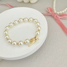 定制2025年欧美精致珍珠可调试双层手链百搭复古小众手串设计礼物