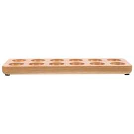 橡胶木实木鸡蛋托放鸡蛋收纳盒托架日式早餐冰箱木质鸡蛋架定制